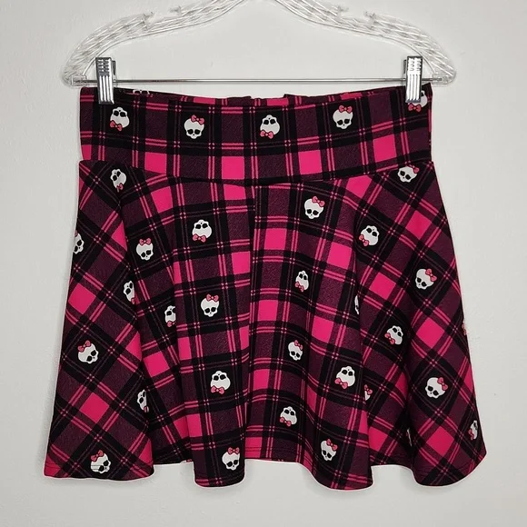 Hot Topic Monster High Uniform GothicSkull Skirt - Picture 6 of 8